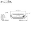 Picture of LED Oval Interior Lamp | Warm White | CA 6153